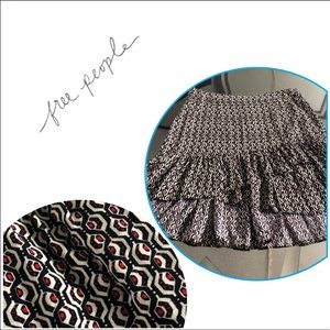 Free People High/Low Mini Skirt